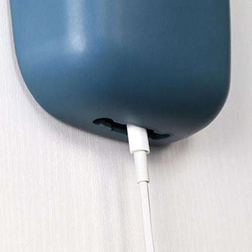 Wall-mounted charging holder. Wall-mounted charging holder.